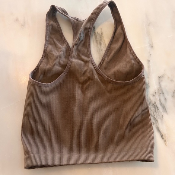 FP Movement by Free People Ribbed Tank - Brown - Picture 3 of 4